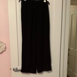 Preston & York Classic Black Wide Leg Pants